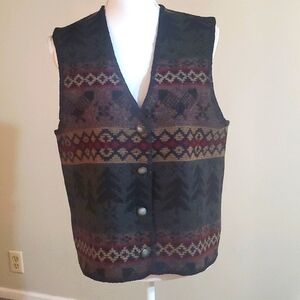 WOOLRICH Wool Vintage Vest Made In The USA Women's Size M